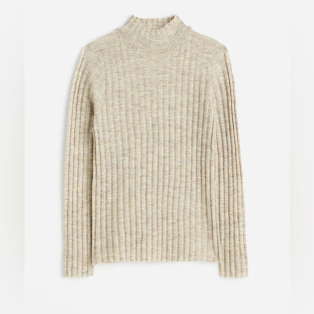 NEW Madewell Alpaca-Blend Mockneck Sweater Small